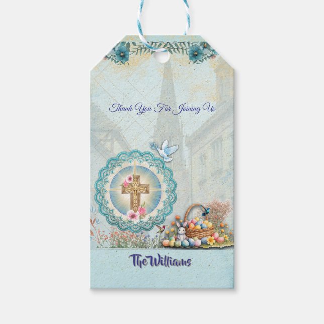 Easter Brunch & Egg Hunt Favor Tag (Front)