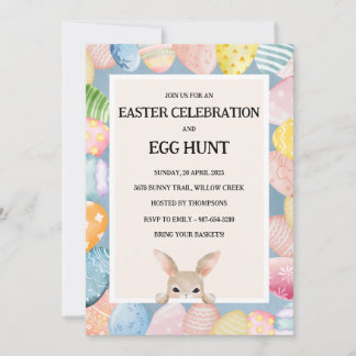 Easter Brunch & Egg Hunt Invitation