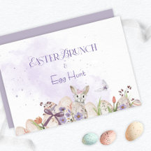 Easter Brunch & Egg Hunt Invitation