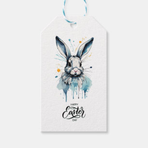 Easter Brunch & Egg Hunt   Water colour Bunny Gift Tags