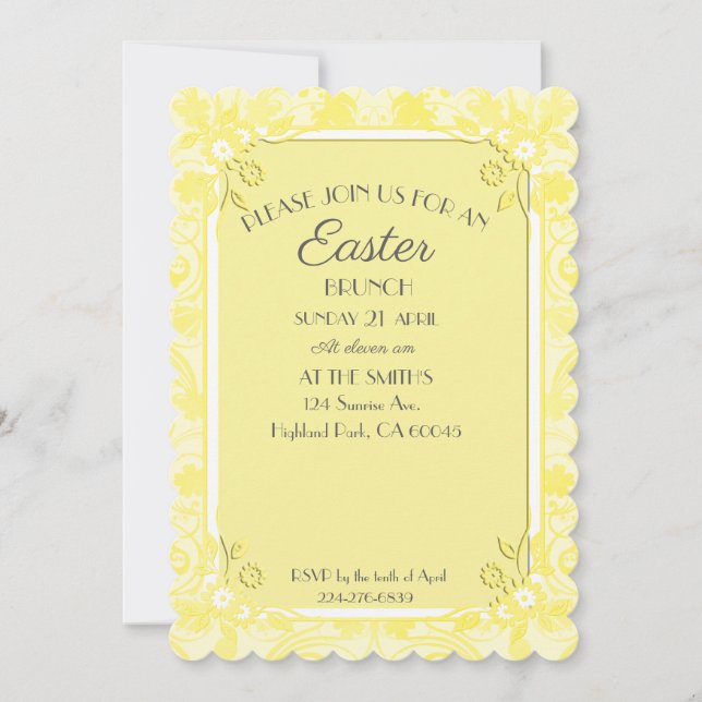 Easter Brunch Holiday Card (Front)