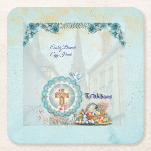 Easter Brunch & Hunt Coaster – Personalized
