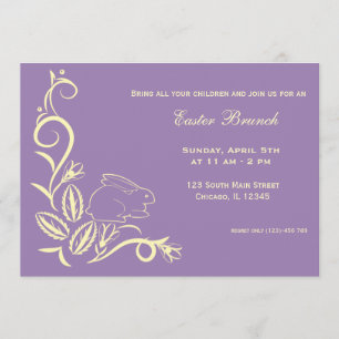 Easter brunch invitation