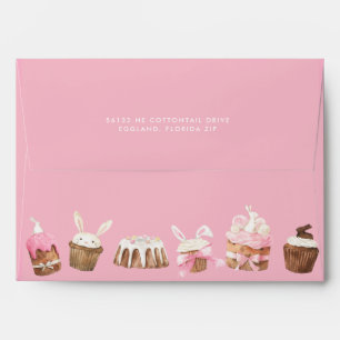 Easter Brunch Invitation Envelope