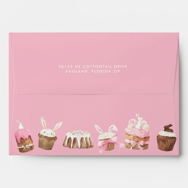 Easter Brunch Invitation Envelope (Back (Top Flap))