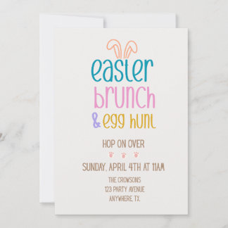 Easter Brunch Invitation | Holiday Invite