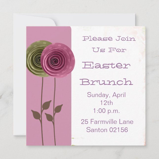 Easter Brunch Invite (Front)
