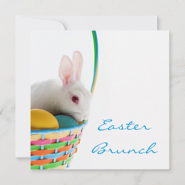 easter brunch square 5.25" x 5.25" Invitations (Front)