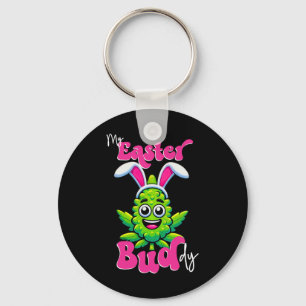 Easter Bud Funny Weed Smoking Flower Day  Key Ring