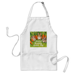 Easter Bunnies and Carrots  Standard Apron