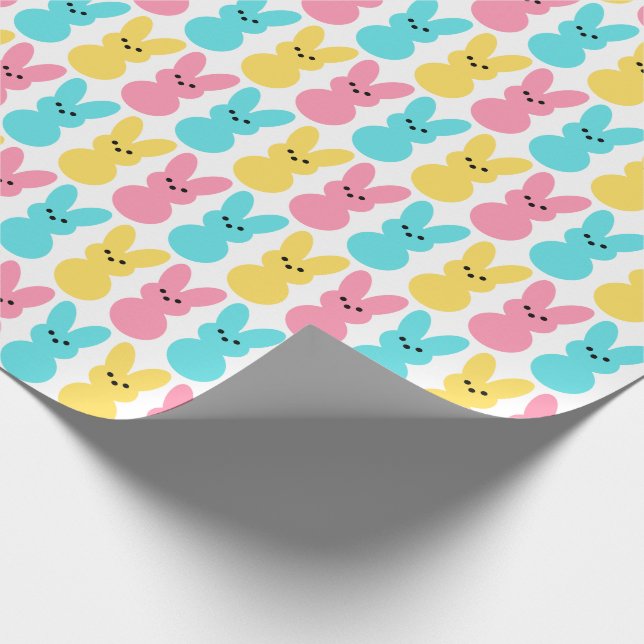 Easter Bunnies Colour Pop Wrapping Paper (Corner)