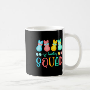 Easter Bunnies Egg Hunting Squad Girls Boys Happy Coffee Mug