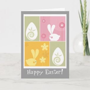 Easter Bunnies Holiday Card
