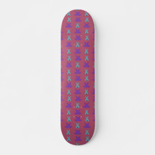 easter bunnies pattern skateboard