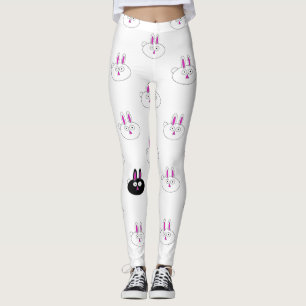 Easter Bunnies, You choose the background Leggings