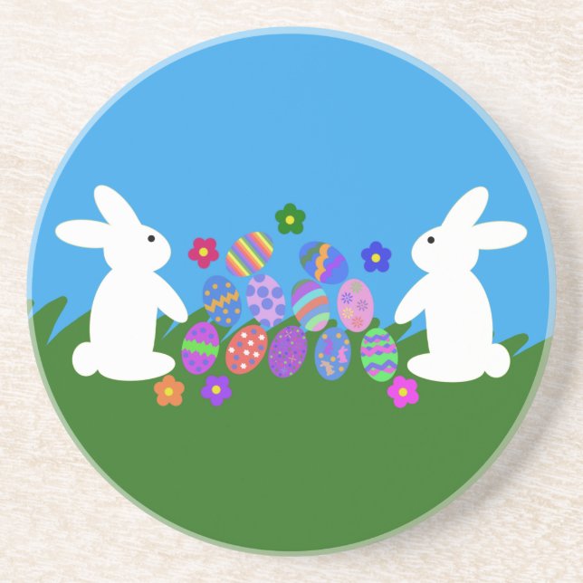 Easter Bunny #1 Coaster (Front)
