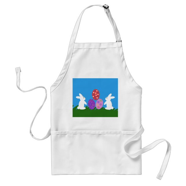 Easter Bunny #2 Adult Apron (Front)