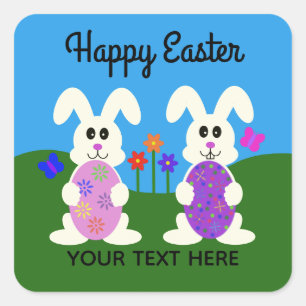 Easter Bunny #5-2 Stickers