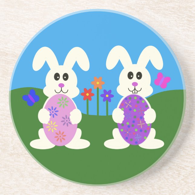 Easter Bunny #5 Coaster (Front)