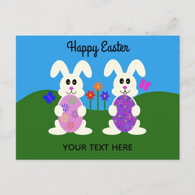 Easter Bunny #5 Postcard (Front)