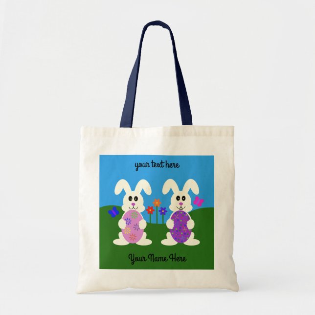 Easter Bunny #5 Tote Bag (Front)
