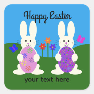 Easter Bunny #7-2 Stickers