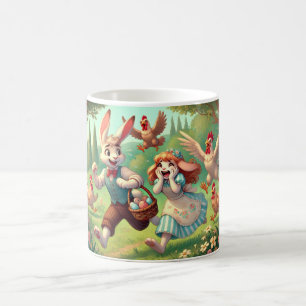 Easter Bunny Adventures – The Great Chicken Chase! Coffee Mug