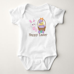 Easter Bunny And Baby Chick Bodysuit