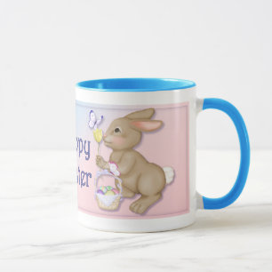 Easter Bunny and Butterfly Mug