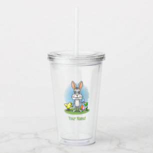 Easter Bunny and the Chicken Acrylic Tumbler