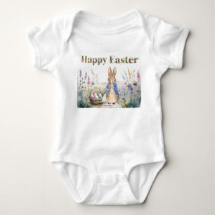 Easter bunny baby bodysuit