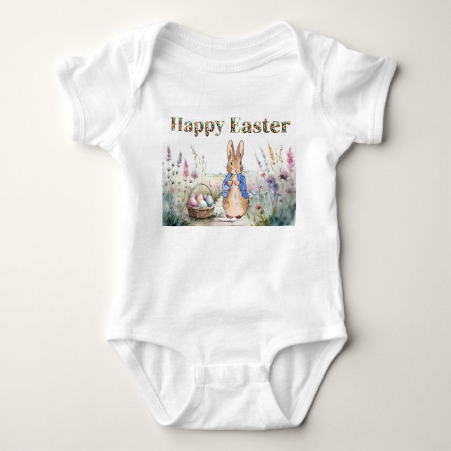 Easter bunny baby bodysuit (Front)