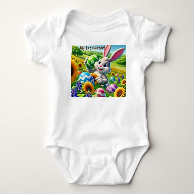 Easter Bunny Baby Bodysuit (Front)