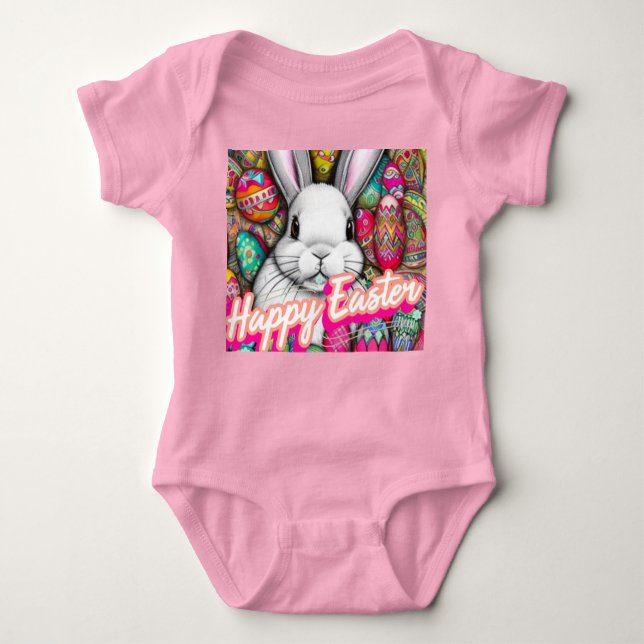 Easter Bunny Baby Bodysuit (Front)