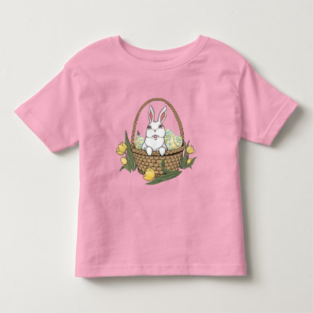 Easter Bunny Baby Shirt Baby Easter Tee Shirt (Front)