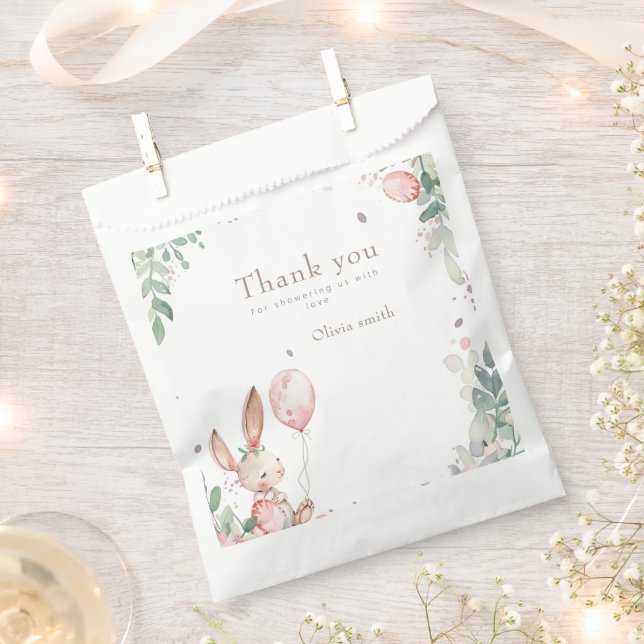 Easter   bunny baby shower  favour bag (Clipped)