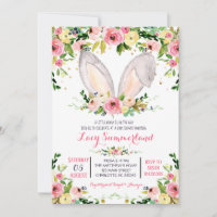 Easter Bunny Baby Shower invitation