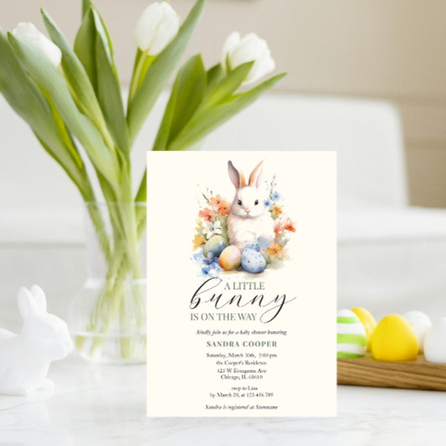 Easter Bunny | Baby Shower  Invitation (Creator Uploaded)