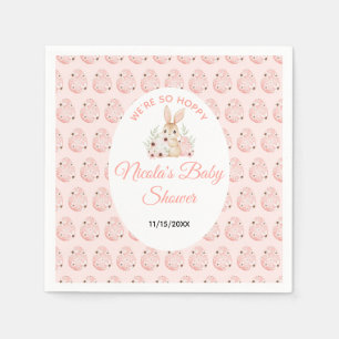 Easter Bunny Baby Shower Napkin