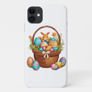 Easter Bunny Basket iPhone 11 Case