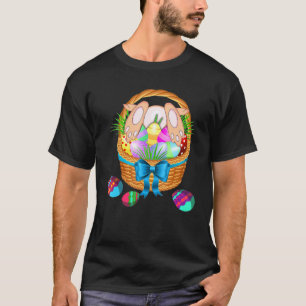 Easter Bunny Basket Eggs Costume Matching For Wome T-Shirt