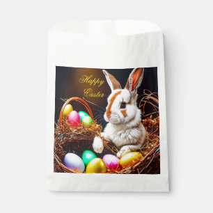 Easter Bunny Basket & Eggs Favour Bag