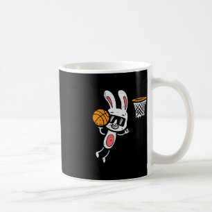 Easter Bunny Basketball Dunk Sports Boys Kids Todd Coffee Mug