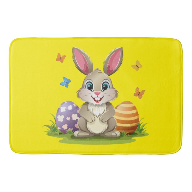 Easter bunny bath mat (Front)