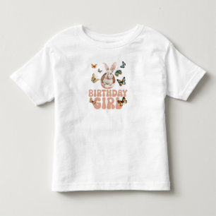 Easter Bunny Birthday Girl Toddler T-Shirt