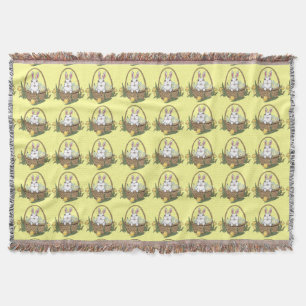 Easter Bunny Blanket Festive Easter Throw Blankets