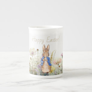 Easter bunny bone china mug
