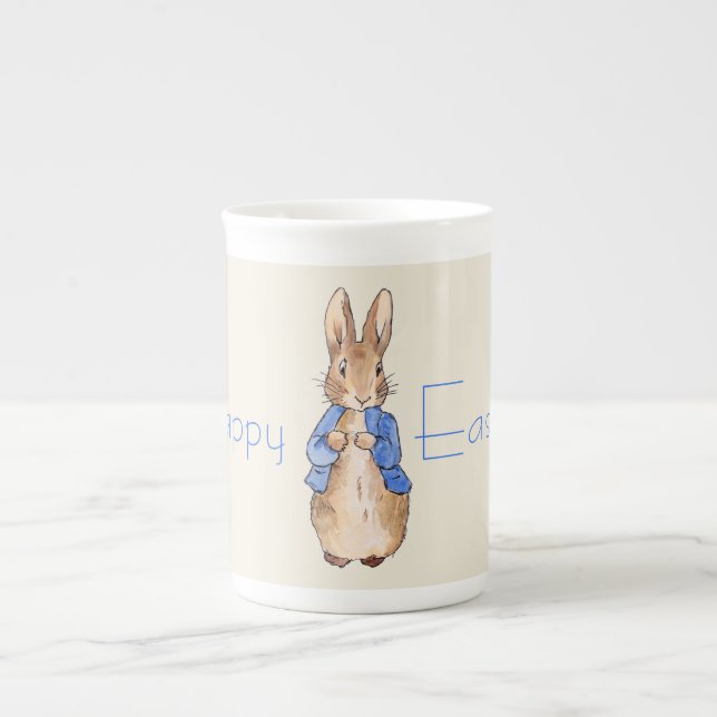 Easter bunny bone china mug (Front)