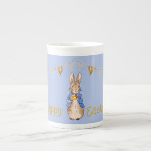 Easter bunny bone china mug