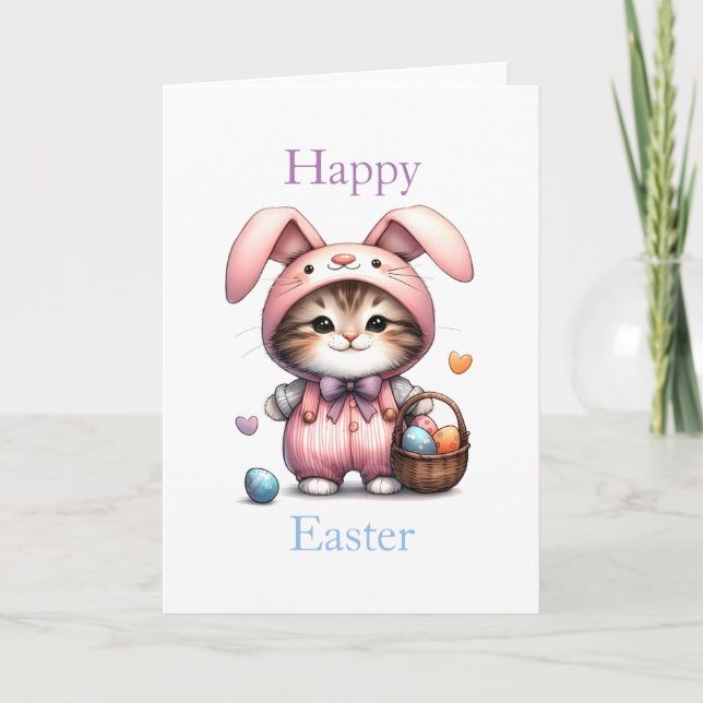 Easter Bunny Buddy Card (Front)